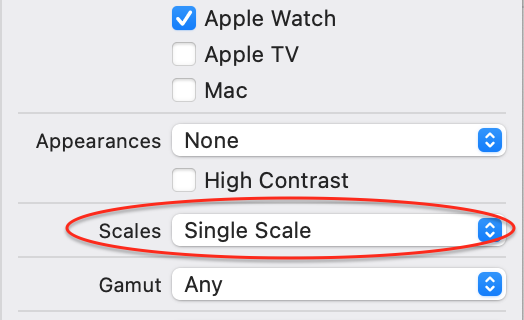 Image showing the scaling options